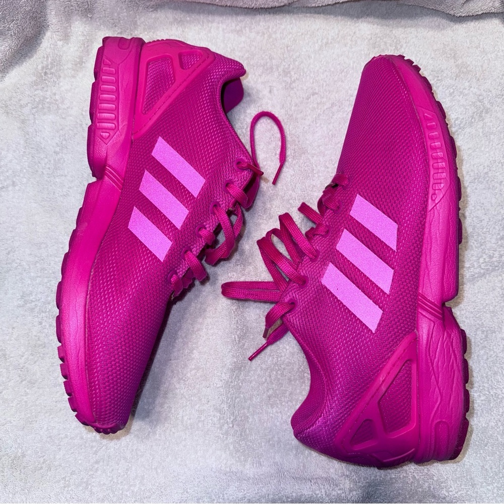 ZX Flux 'Pink' size 11 used indoors once no box original insole  MENS shoe